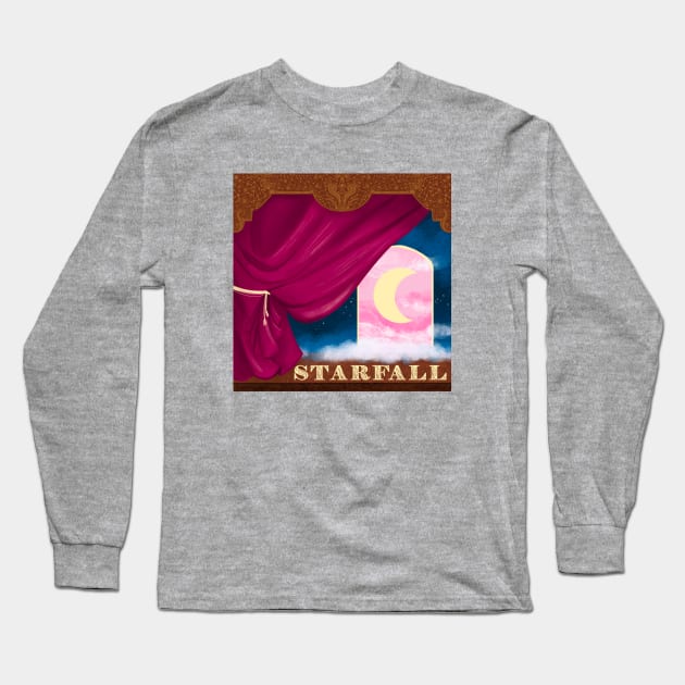 Starfall Cover Long Sleeve T-Shirt by Wizzard Wizzard Productions